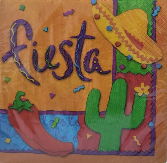 Ole Ole FIesta Luncheon Napkins 16ct