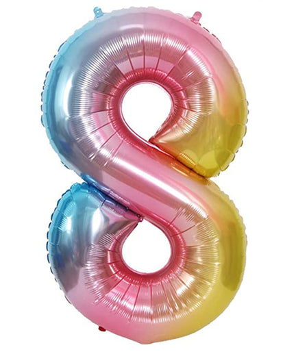 Party America 34" Rainbow Jumbo Numbers