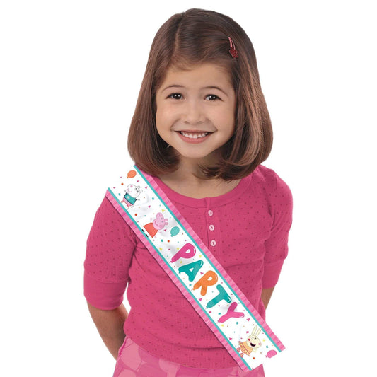 Peppa Pig Party Sash