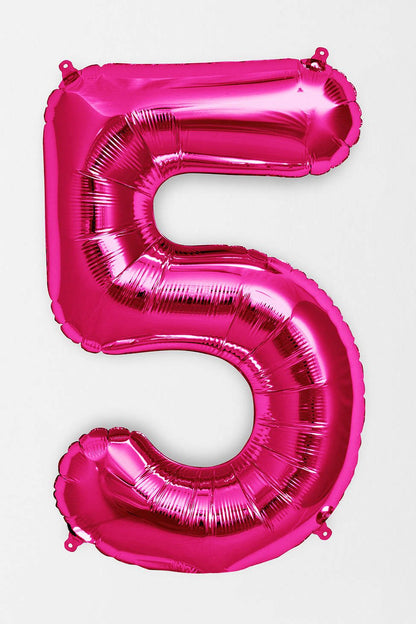 Party America 34" Fuchsia Jumbo Numbers