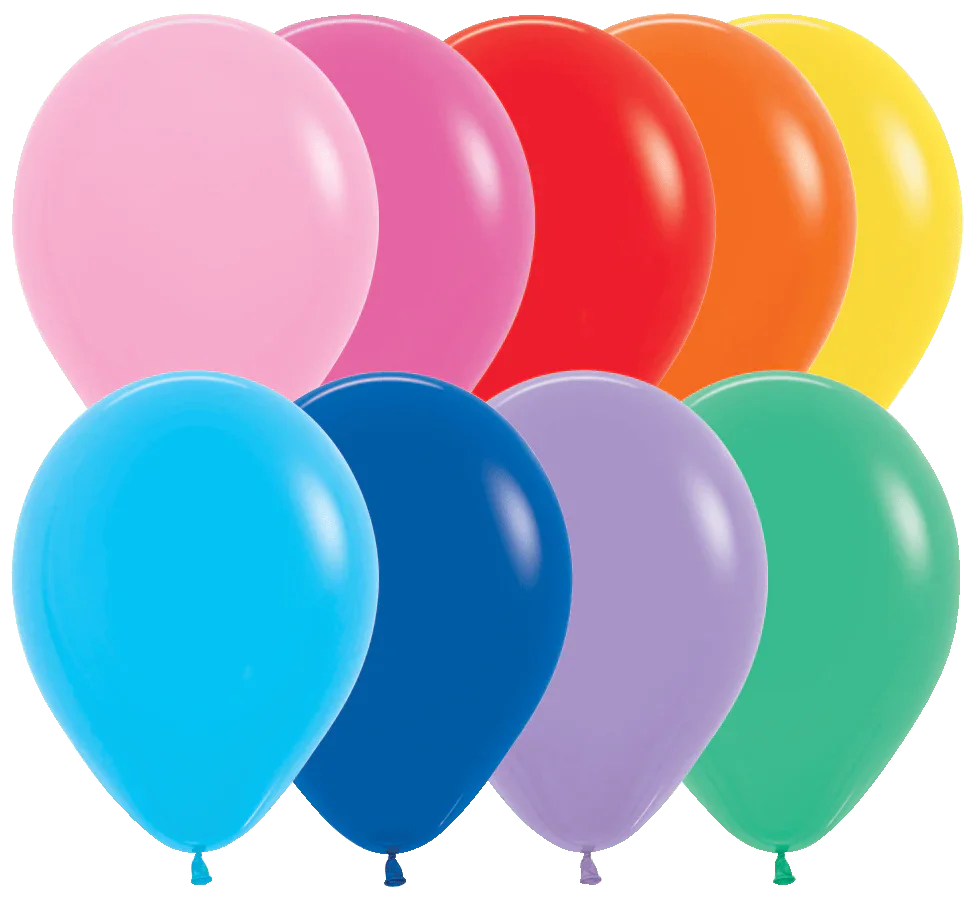 Betallatex 18" Fashion Assortment Latex Balloons