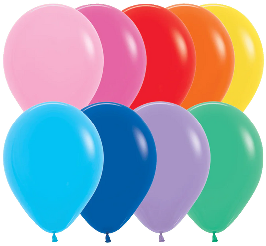 Betallatex 18" Fashion Assortment Latex Balloons