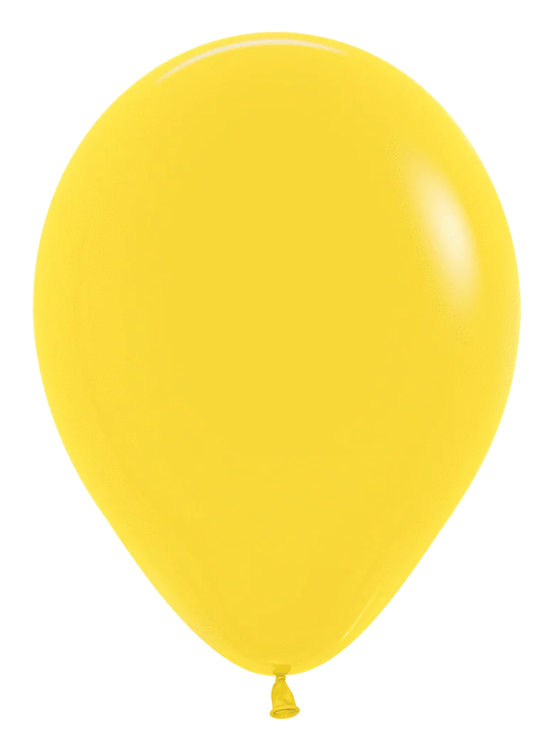 Sempertex 11" Latex Fashion Yellow 100ct