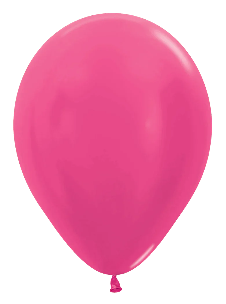 Betallatex 11" Metallic Fuchsia Latex Balloons 100ct