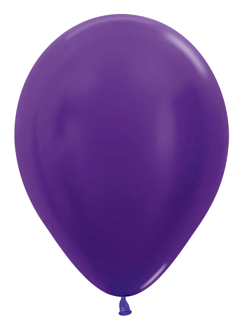 Betallatex 5" Metallic Violet Latex Balloon 100ct