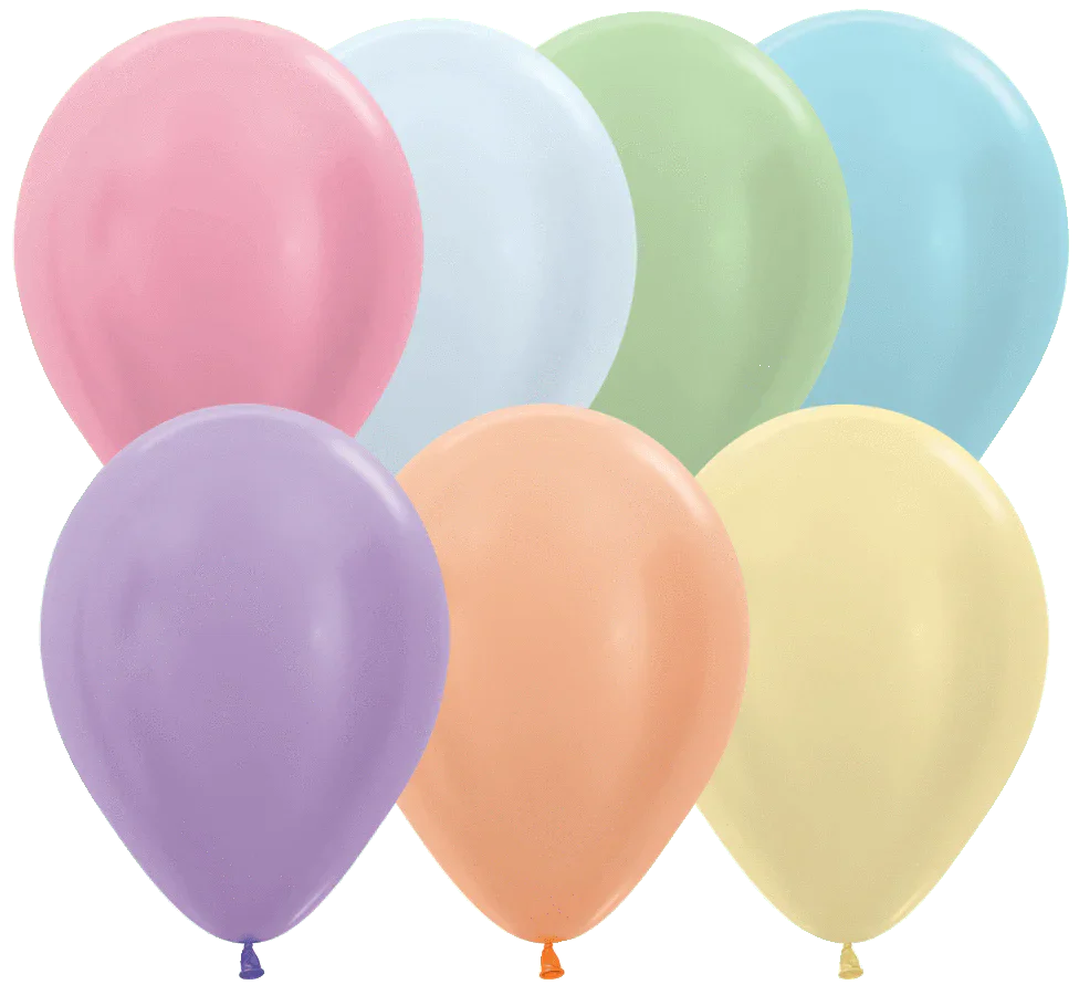 Betallatex  11" Pearl Assortment Latex Balloon 100ct