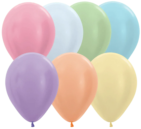 Betallatex  11" Pearl Assortment Latex Balloon 100ct