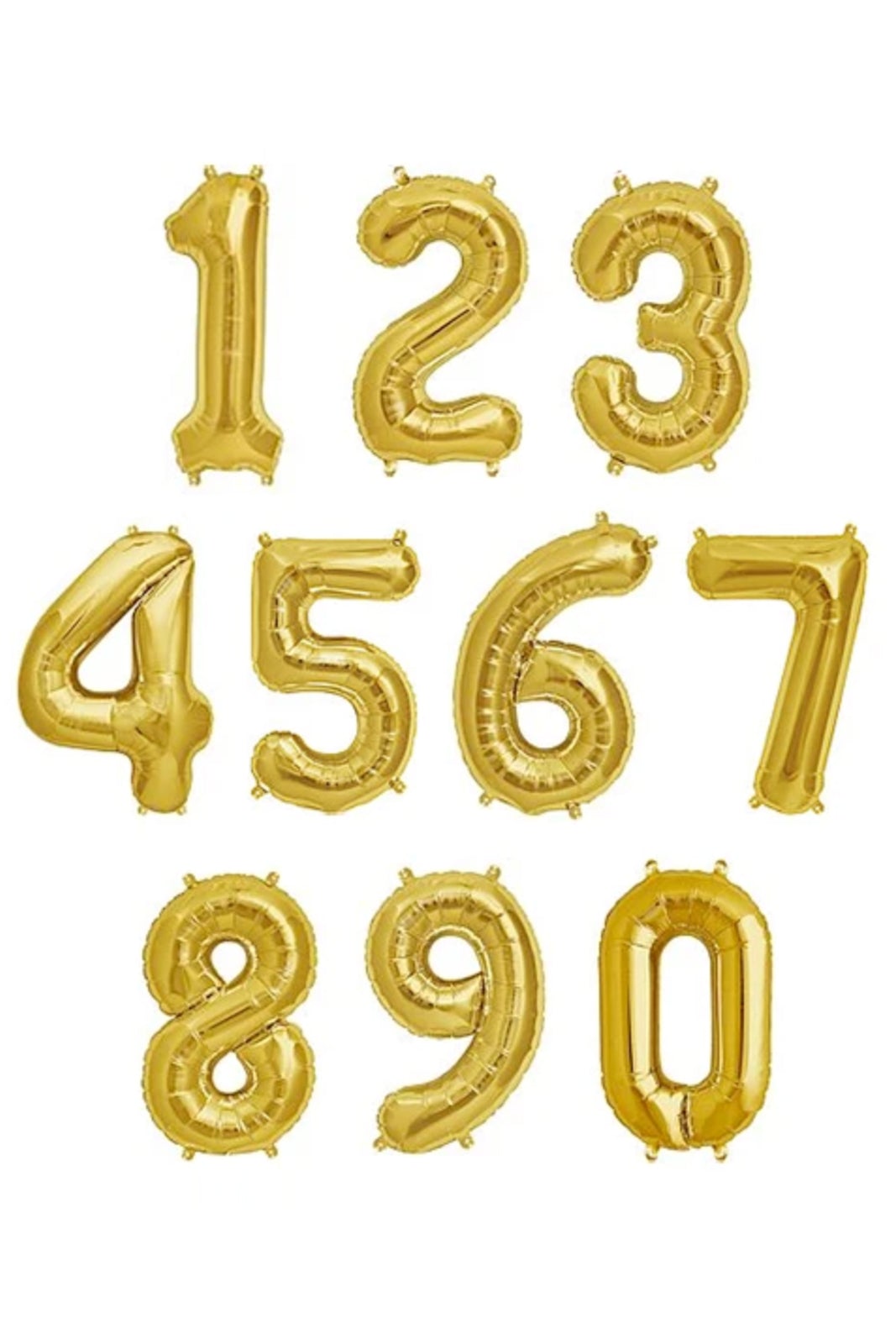 Party America 16" Gold Numbers