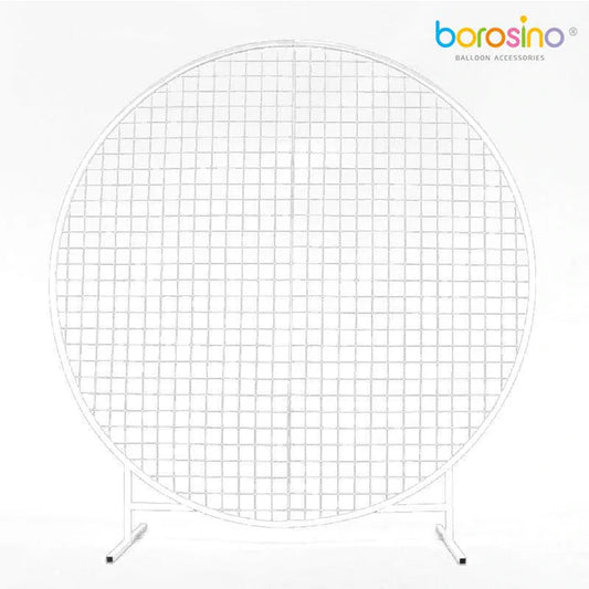 Borosino B458-2M Round Mesh Arch (6.56FT)-White