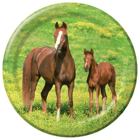 Wild Horses 9" Paper Dinner Plates 8ct