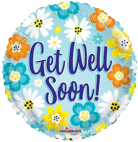 ConverUSA 18" Get Well Bright Flowers Balloon