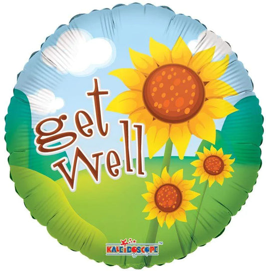 ConverUSA 18" Get Well Sunflower Balloon