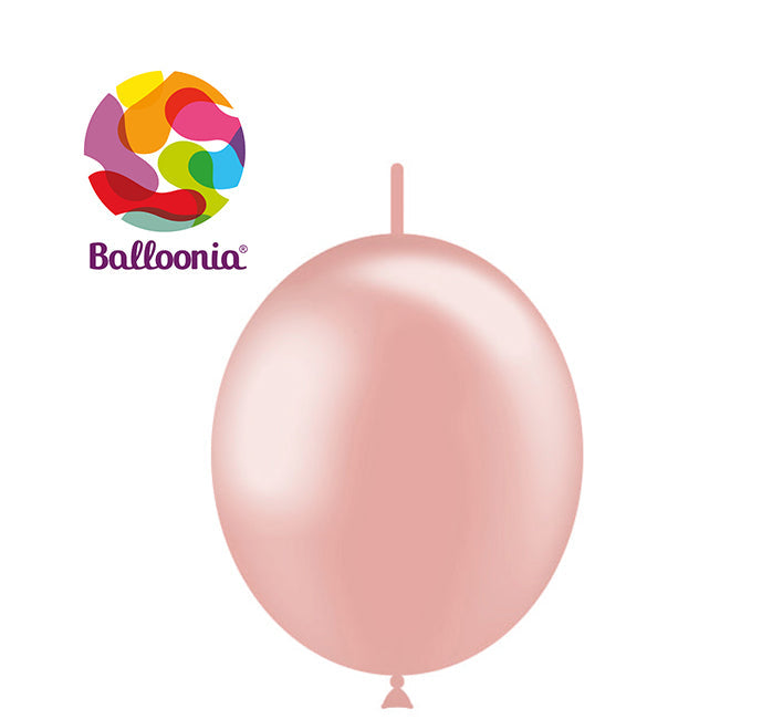 Balloonia 12" Decolink Rose Gold Metallic Latex 100ct