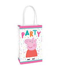 Peppa Pig Kraft Bags 8ct