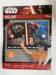 Amscan Star Wars Episode Vll Party Game, Multicolor