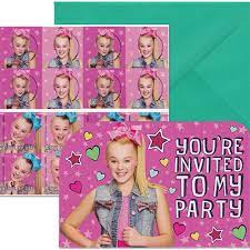 Jojo Siwa Postcard Invitations 8ct