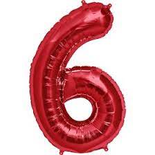 Party America 34" Red Jumbo Numbers