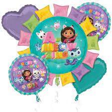 Anagram Gabby Dollhouse Balloon Bouquet