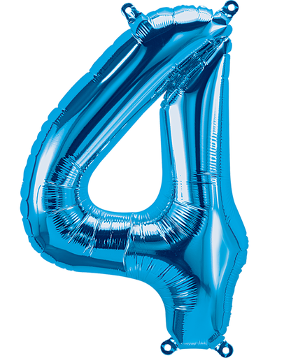 Party America 16" Blue Numbers