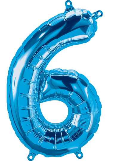 Party America 16" Blue Numbers