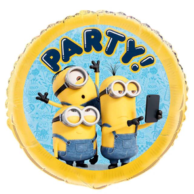 Unique 18" Party Minions Balloon