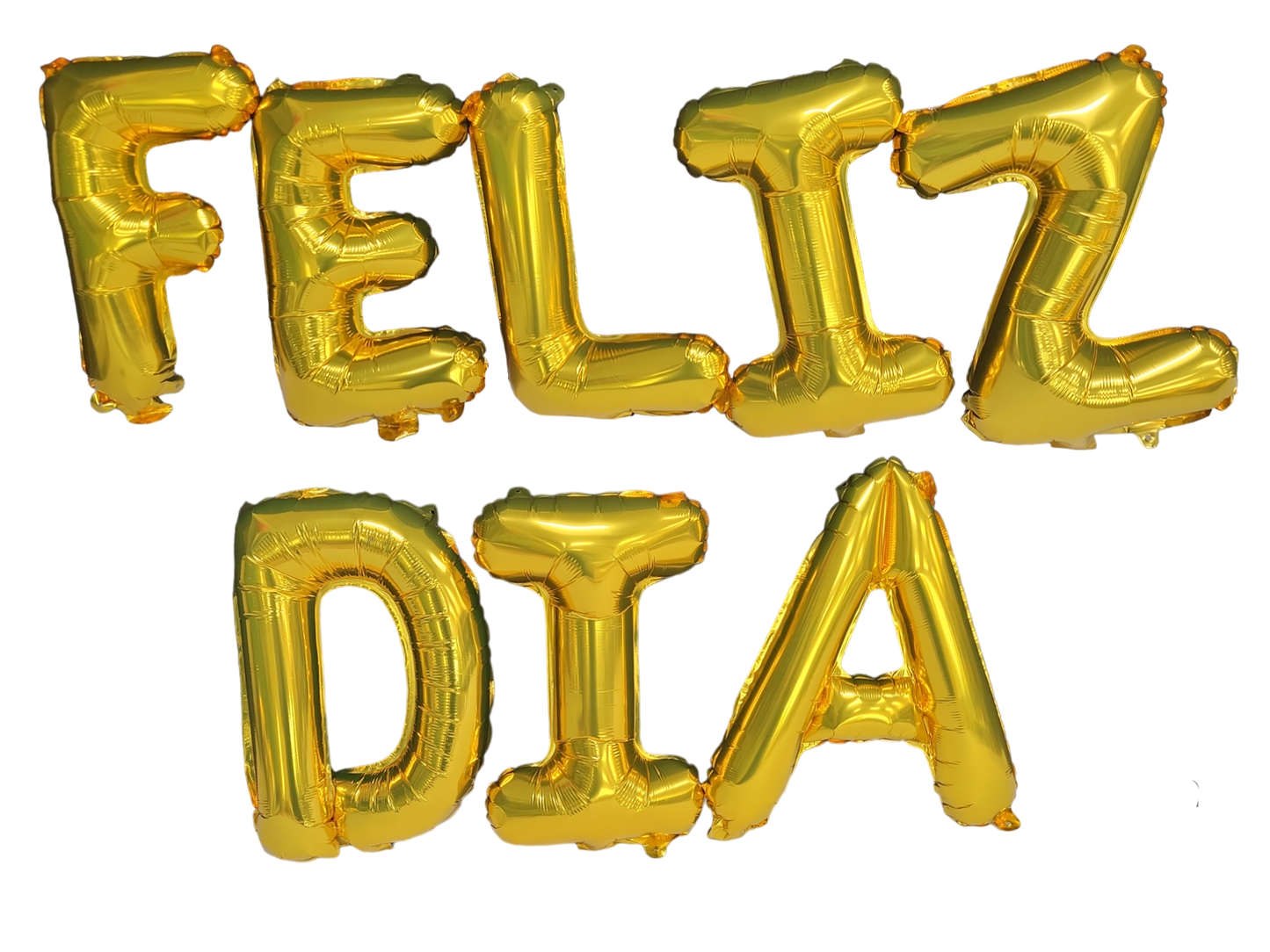 Party America 16" Gold Feliz Dia Balloon Banner