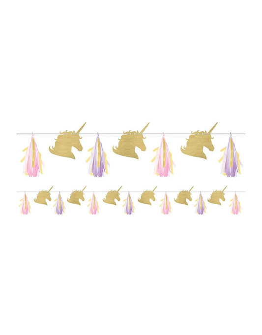 Unicorn Sparkle Tassel Garland