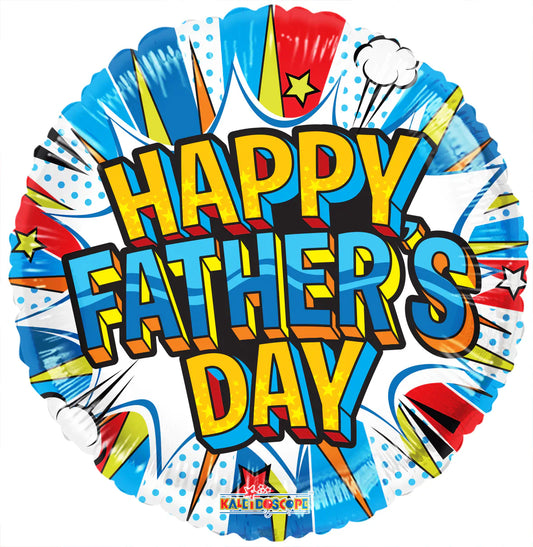 ConverUSA 18" Happy Father's Day Comic Balloon-Flat