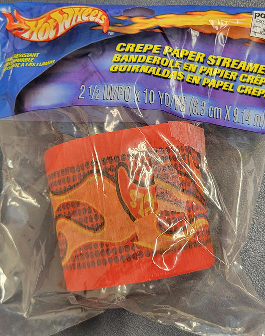 Hot Wheels Crepe Streamer