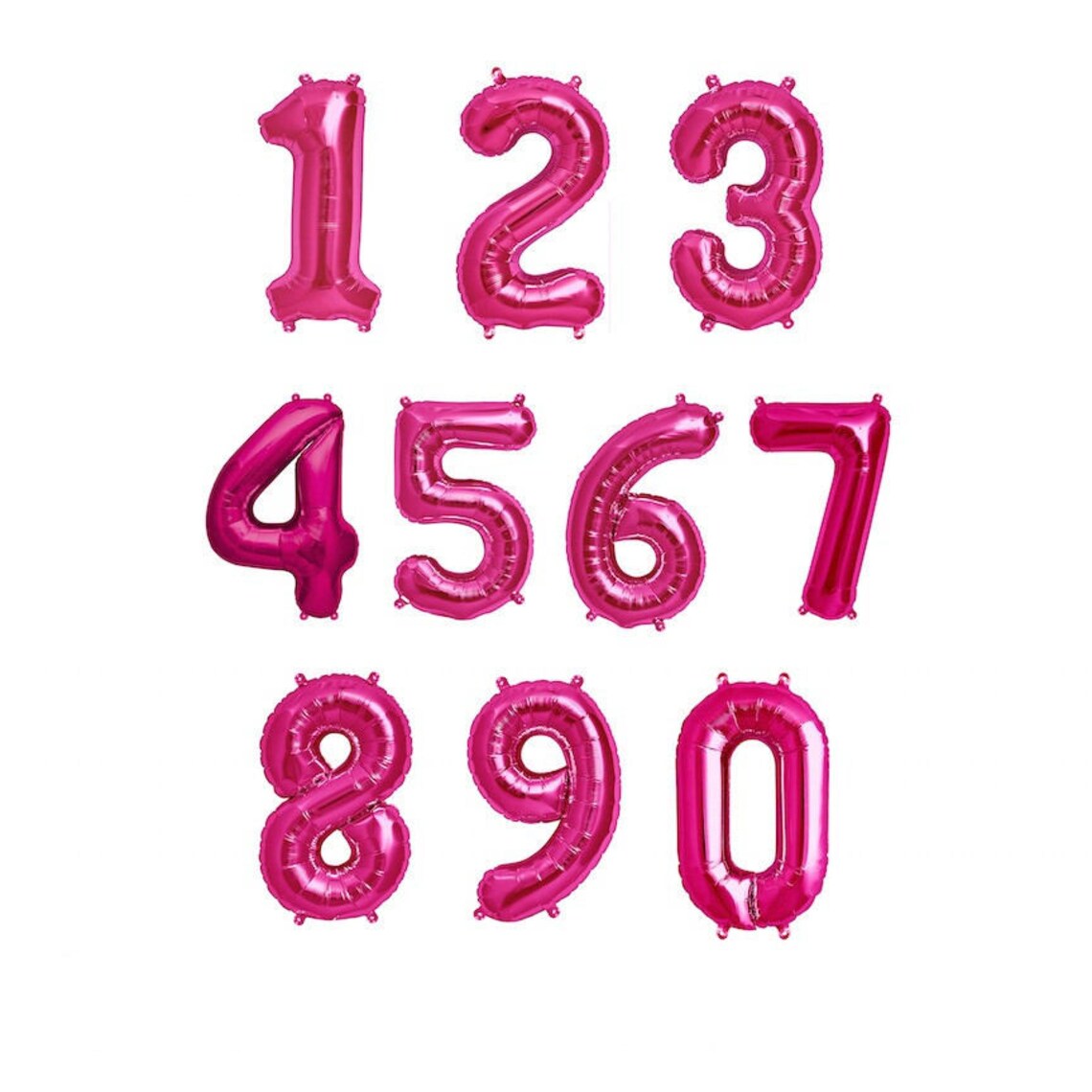 Party America 26" Fuchsia Numbers