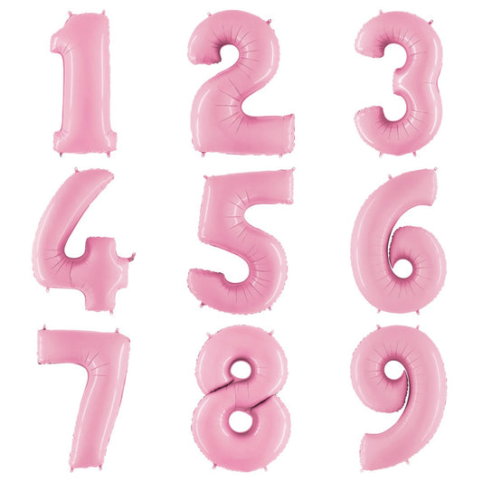 Party America 34" Pastel Pink Jumbo Numbers