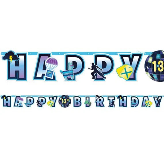 Battle Royal Happy Birthday Banner 10ft