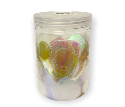 2.5cm Metallic Foil Confetti Jar