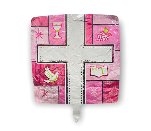 Conver USA 18" Pink Cross Balloon