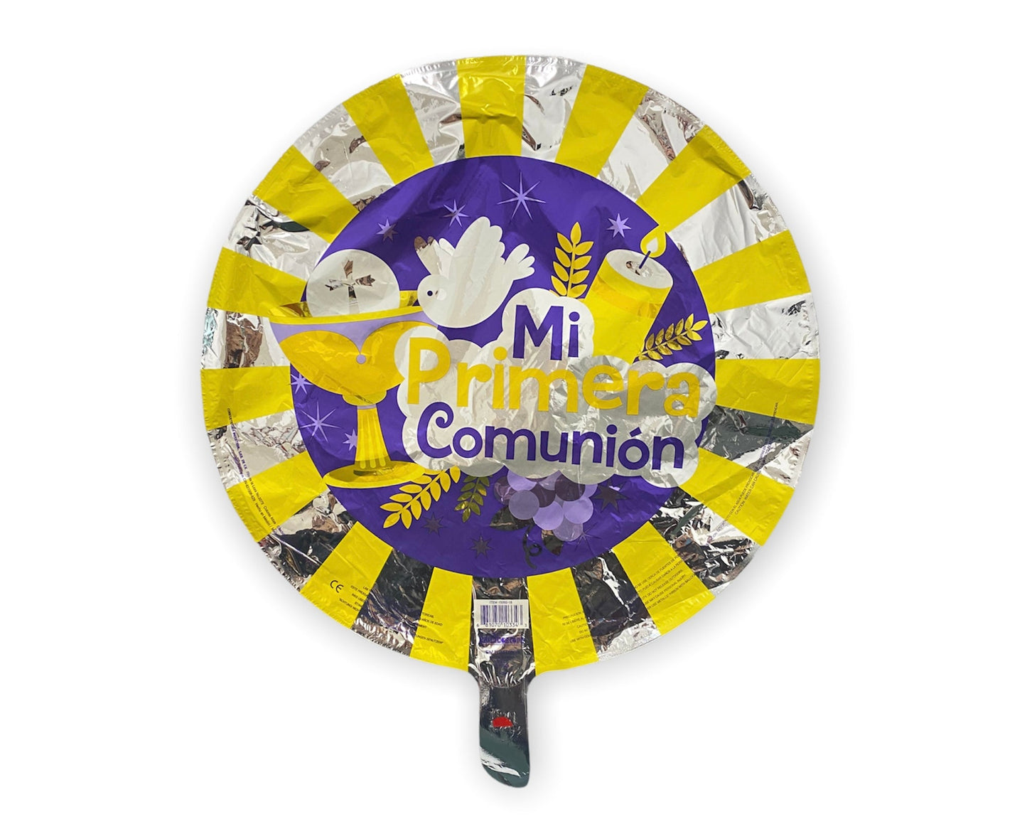 Conver USA 18" Mi Primera Comunion Yellow Balloon