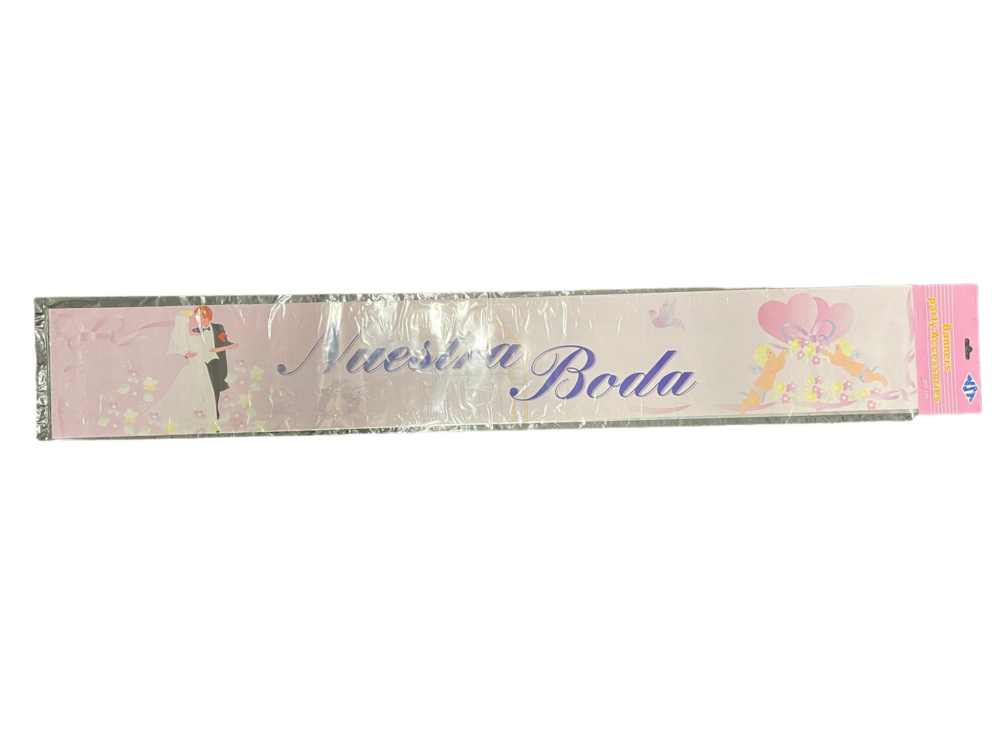 Nuestra Boda Baby Pink Banner