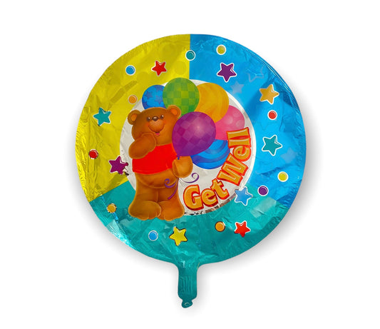 Conver USA 18" Get Well Teddy Balloon