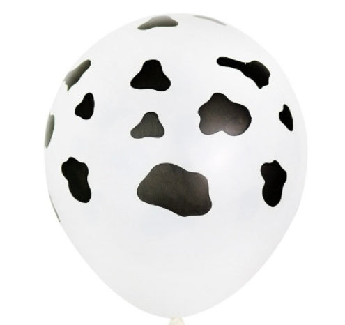 Winntex Premium 12” Cow Print Latex Balloon