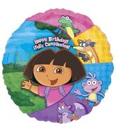 Anagram 18" Happy Birthday Dora the Explorer Balloon