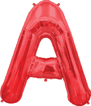 NorthStar 34" Red Letter Balloons