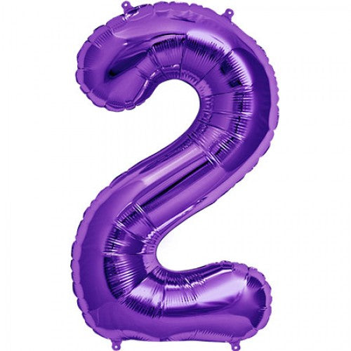 Party America 34" Purple Jumbo Numbers