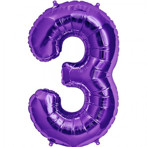 Party America 34" Purple Jumbo Numbers