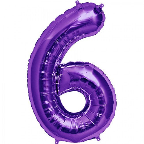 Party America 34" Purple Jumbo Numbers