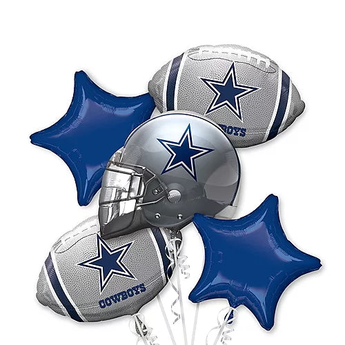 Anagram NFL COWBOYS Balloon Bouquet 5ct