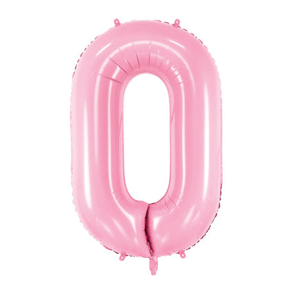 Party America 34" Pastel Pink Jumbo Numbers