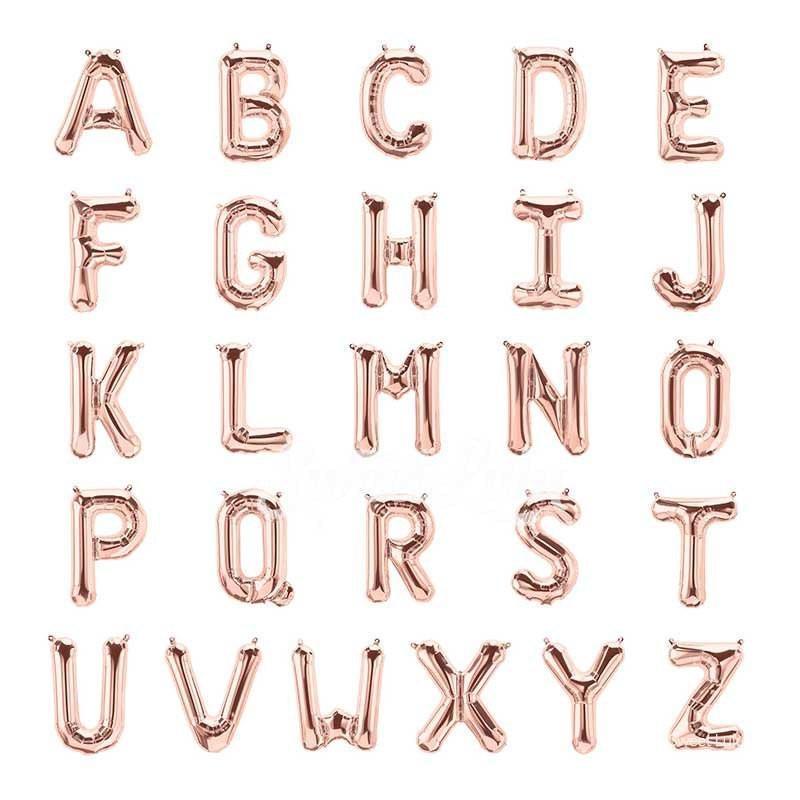 Party America 16" Rose Gold Letters