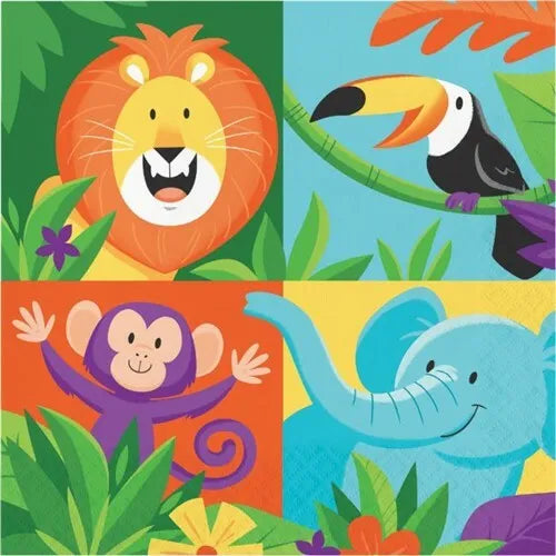 Jungle Safari Lunch Napkins 16ct