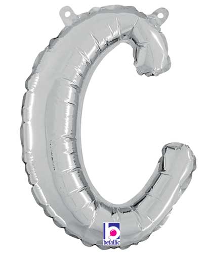 Betallic 14" Script Letter "c" Silver