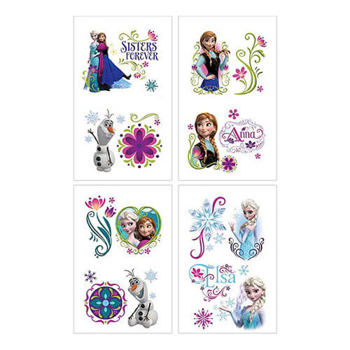 Disney Frozen Tattoos 16pc