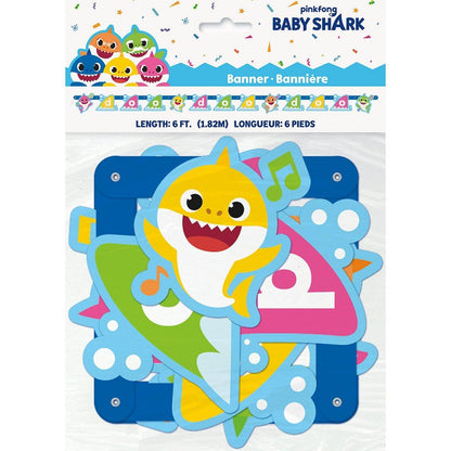 Baby Shark Large Jointed Banner 6ft